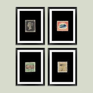 Impresiones de sellos raros: arte de filatelia de coleccionista de sellos postales