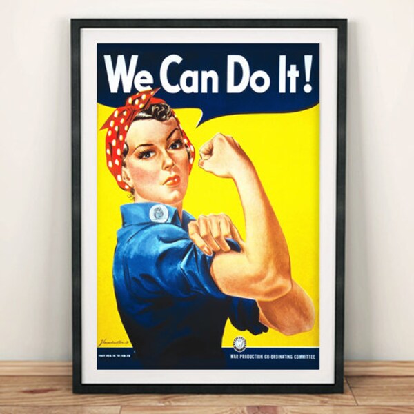 Affiche Nous pouvons le faire : impression publicitaire inspirante de Rosie Riveter