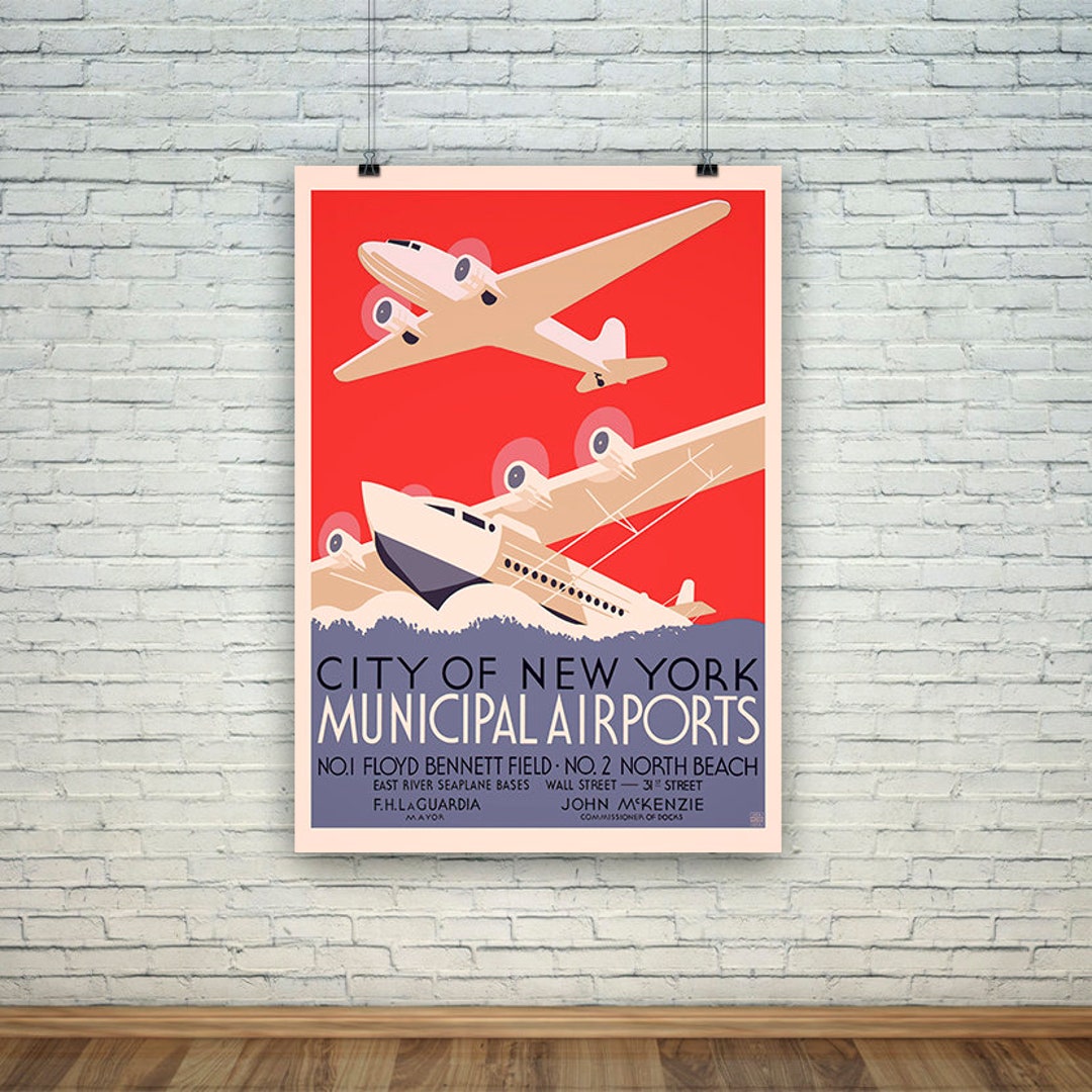 New York Posters: Vintage NYC Travel Prints - Etsy