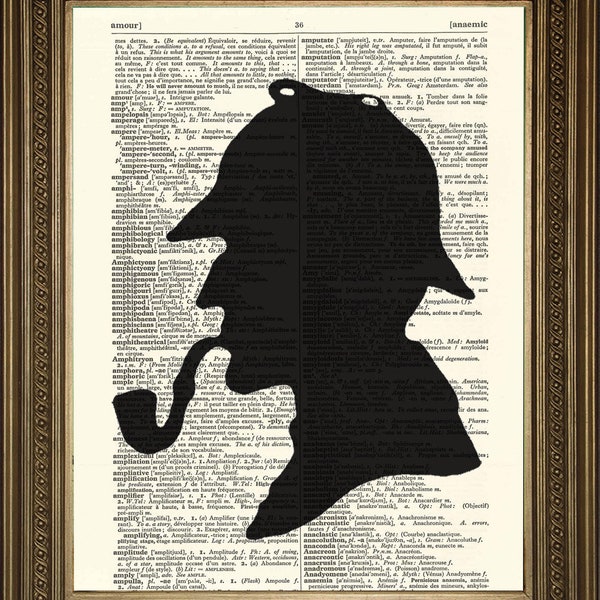 Sherlock Silhouette - Etsy