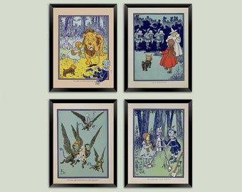 Der Zauberer von Oz Prints: W.Denslow Buchillustrationen