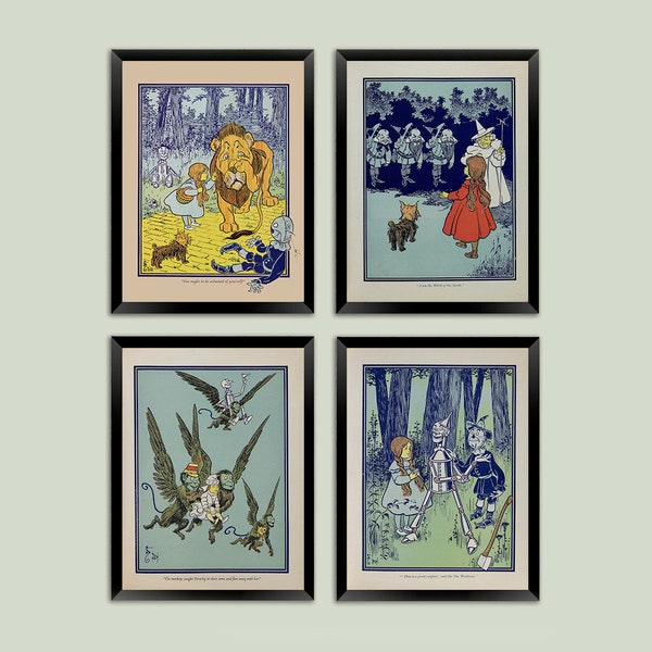 Wizard of Oz Prints: W.Denslow Book Illustrations