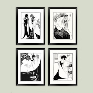 Grabados de Aubrey Beardsley: Salomé y otras ilustraciones artísticas