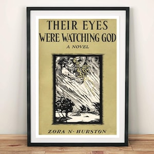 Their Eyes Were Watching God Poster: Vintage Zora Hurston Book Cover Art Print