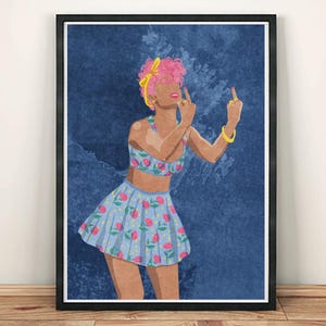 Not Your Girl Poster: Woman Power Art Print