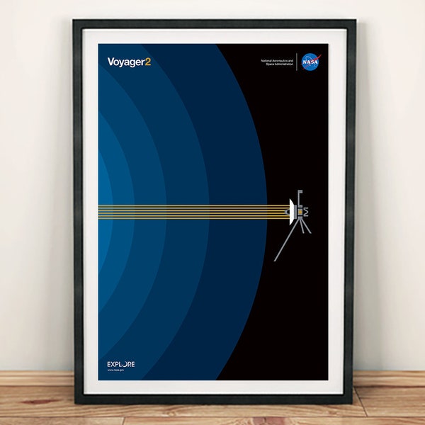 Voyager 2 Interstellar Space Poster by NASA