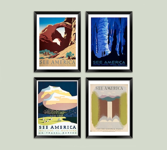 See America Posters: Vintage Travel Prints