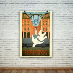 Orient Express Posters: Vintage Train Travel Prints