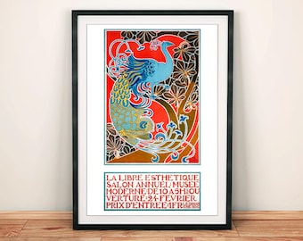 La Libre Esthetique Poster: Modern Art Gallery Exhibition Print