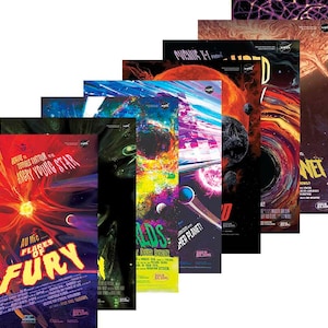 Galaxy of Horrors Posters: Full Range of NASA JPL-Caltech Movie Style Space Prints