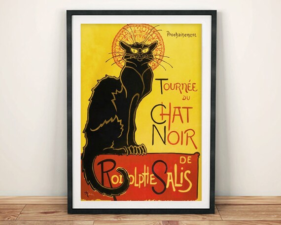 Tournee Du Chat Noir Poster Vintage French Art Print