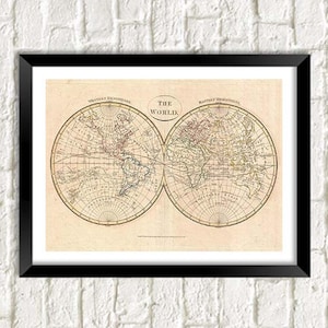 Crutwell Map Print: Vintage Atlas Kunst Illustration