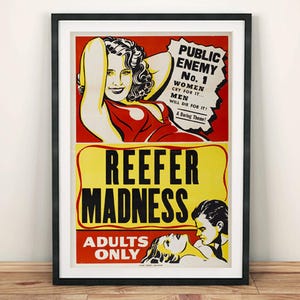 Reefer Madness Poster: Vintage Adult Movie Print