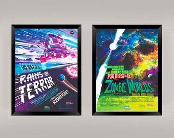 NASA JPL Posters: Zombie Worlds and Rains of Terror, Art Prints