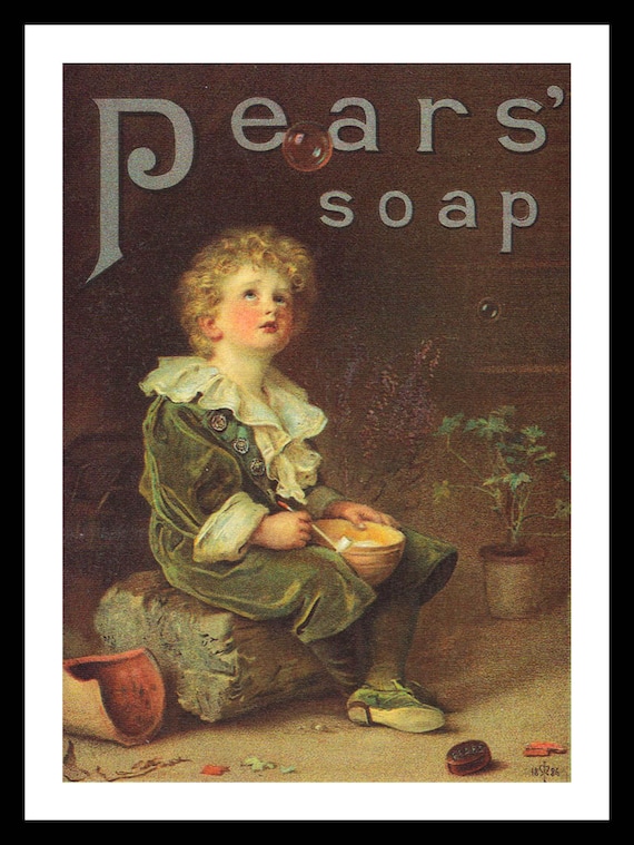 Pears Soap Poster: Vintage Washing Advert Print - Etsy