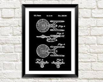 Patent Enterprise Print: Projekt zabawkowego statku kosmicznego