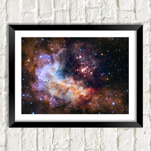 NASA Space Photograph: Hubble Westerlund Galaxy Poster