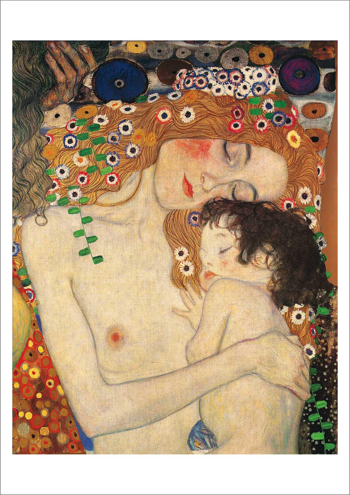 グスタフ・クリムトの版画：接吻、抱擁、梨の木、有名な絵画作品