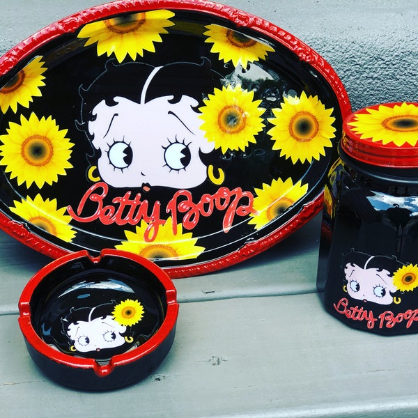 Betty Boop Rolling Tray or Tray set