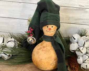 SNOWMAN CHRISTMAS GOURD Winter Decoration