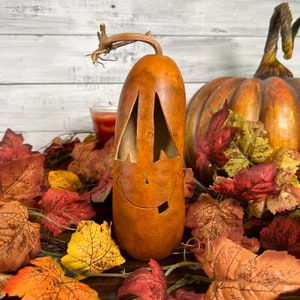 HALLOWEEN GOURD Jack O Lantern Pumpkin Decoration