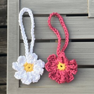 Crochet Flower Charm/Keychain