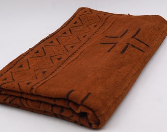 Bogolan Mudcloth Brown #7 - from AfricanTextil Malian Cotton & Handmade