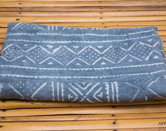 Bogolan Mudcloth Grey #2 - from AfricanTextil Malian Cotton & Handmade