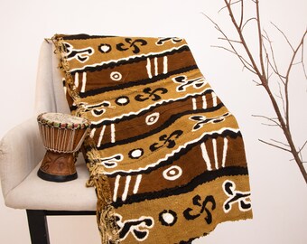 Bogolan Mudcloth Multicouleur #78 - 170cmx110cm - from AfricanTextil Malian Cotton & Handmade