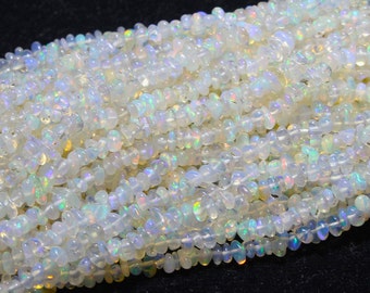 AAA Grade Opal, Opal Uncut, Opal Crystal, Multi Fire Opal Chips, 17" inches long  strand, Natural Ethiopian Opal, Fire Opal, Jewelry Making