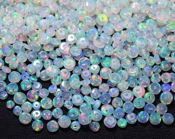 Opale de qualité AAA, cristal d'opale, perles d'opale, opale éthiopienne naturelle, perles lisses d'opale en vrac percées AAA, taille 3-4,5 mm, perles lisses d'opale Welo, AR-65