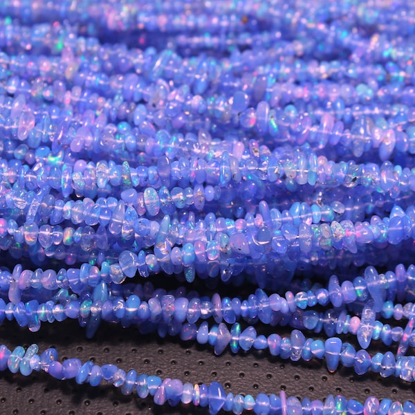 AAA Grade Opal, Opal Uncut, Lavender Opal Crystal, Multi Fire Opal Chips, 17"Inches long strand, Natural Ethiopian Opal, Fire Opal, Jewelry