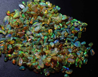 AAA Grade Opal,Opal Crystal,Opal Rough,Natural Ethiopian Opal, AAA Polish Opal Rough,Size 3-6mm,Loose Opal Polish Rough,WR-02
