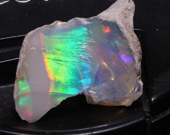 Opale brute, opale éthiopienne naturelle, pierre gemme brute d'opale de qualité AAA, taille 25x16mm, opale Welo brute en vrac, pour la fabrication de bijoux