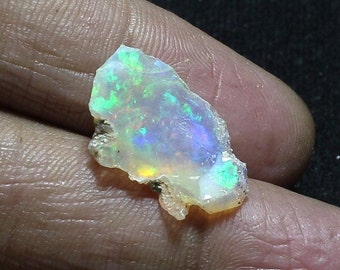 Natural Ethiopian Opal, AAA Quality Opal Rough Gemstone, Size 13x20.5mm, Loose Welo Opal Rough, For Jewelry Making