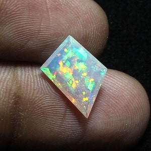 AAA Grade Opal, Welo Opal, Faceted opal, 8x12 mm Size, Crystal opal, Ethiopian Opal, Fancy Shape, Opal Cut,