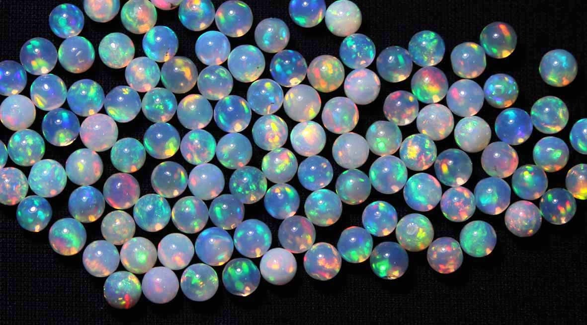 AAA Grade Opal Beads Drilled Opal Balls Beads Loose Opal Etsy