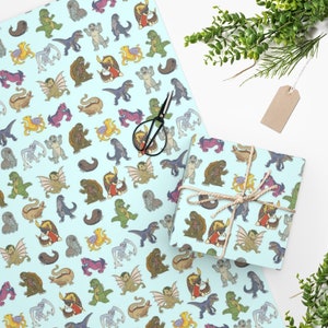 Kaiju Babies Wrapping Paper