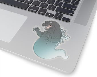 Pegatina troquelada de Ghostzilla