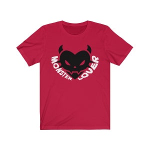 Monster Lover BW Jersey T-Shirt