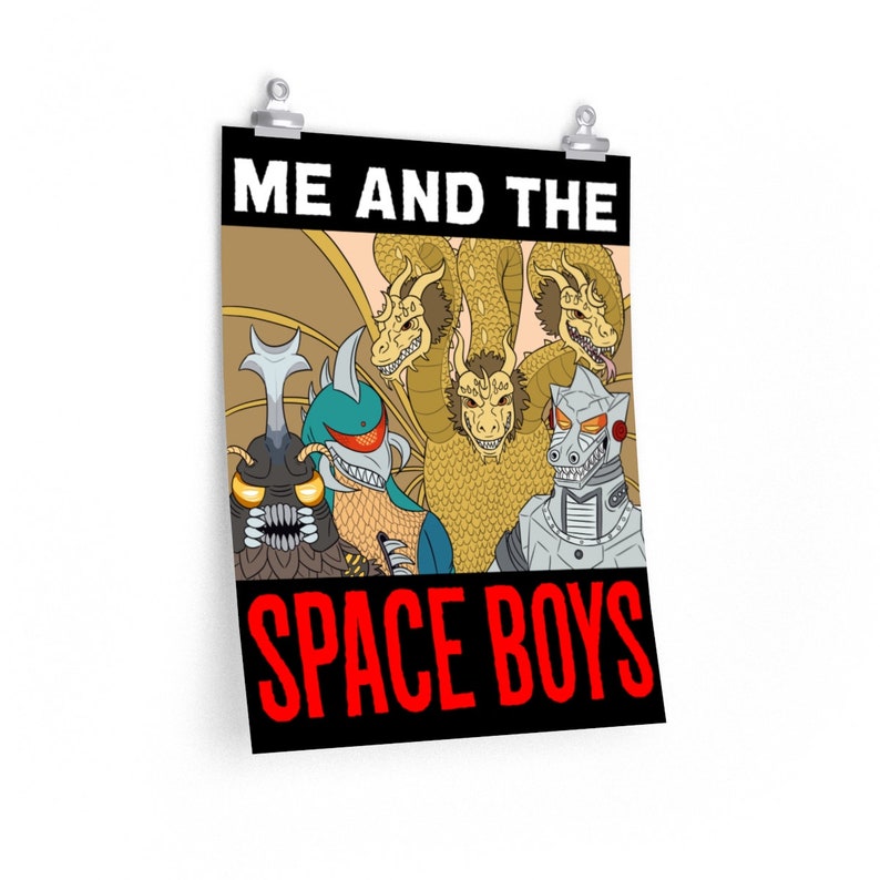 Me And The Space Boys Poster