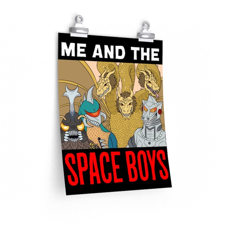 Me And The Space Boys Poster