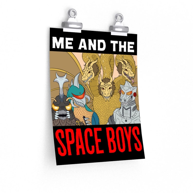 Me And The Space Boys Poster
