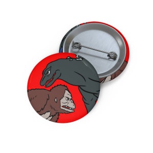 Kaiju Sumo Pin Button