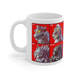 Pixel Kaiju - Titanium Terror Ceramic Mug 11oz