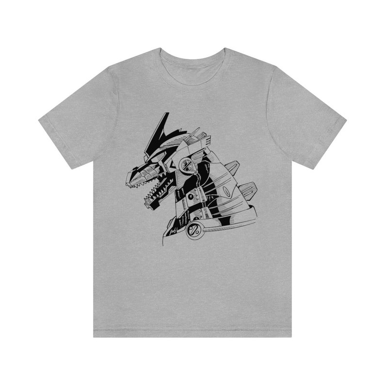 Kaiju Ink Metal Heart Jersey T-Shirt image 6