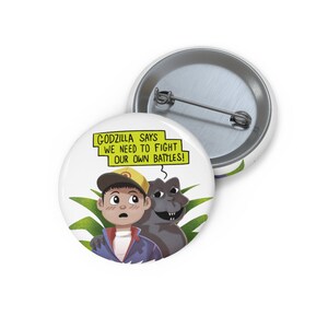 Monster Act - Courage Pin Button