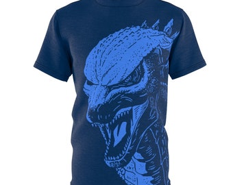 Kaiju Ink - Rey de los Monstruos B Unisex AOP Cut & Sew T-Shit