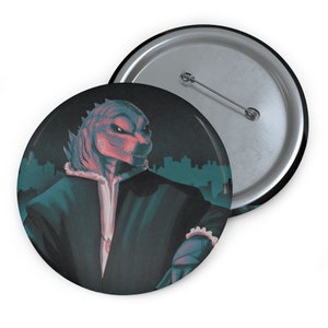Kaiju Renaissance - Dapper Titan Pin Button