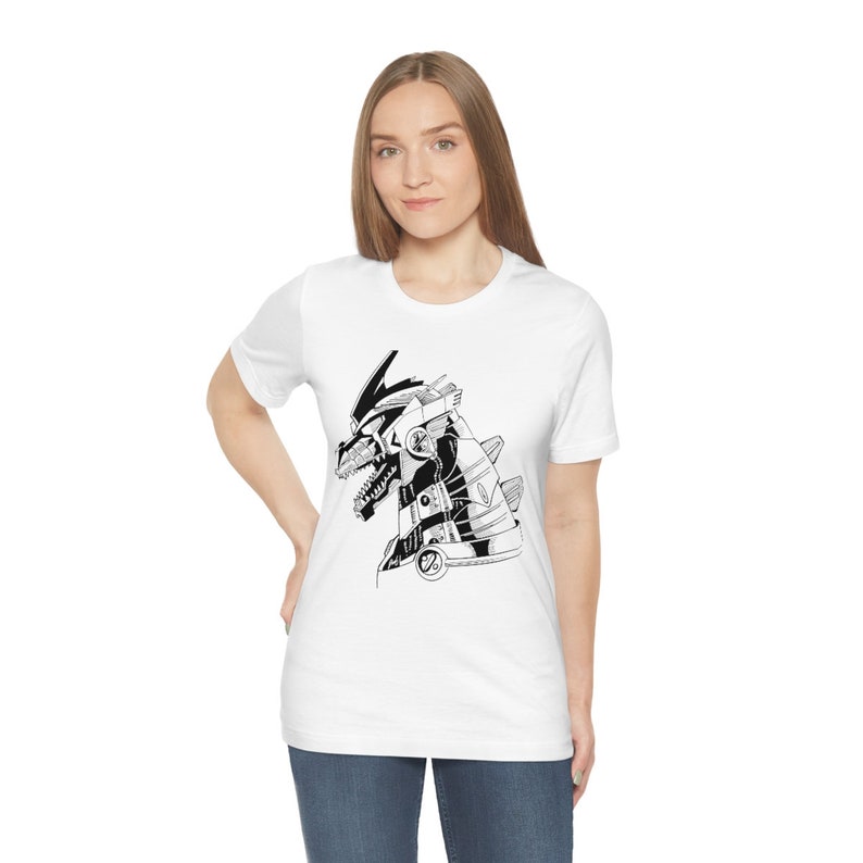 Kaiju Ink Metal Heart Jersey T-Shirt image 5